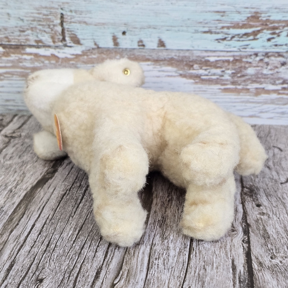*VTG* STEIFF Small Wool Lamb Plush, Vintage Lamby Plush By Steiff - Picture 9 of 11
